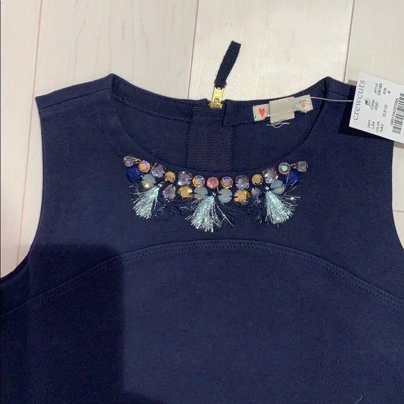 NWT Crewcuts embellished collar dress -size 8 - Picture 3 of 6